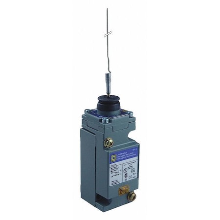 Heavy Duty Limit Switch, Wobble Stick, 2NC/2NO, 10A at 600V AC, Actuator Location: Top MPN:9007C62L