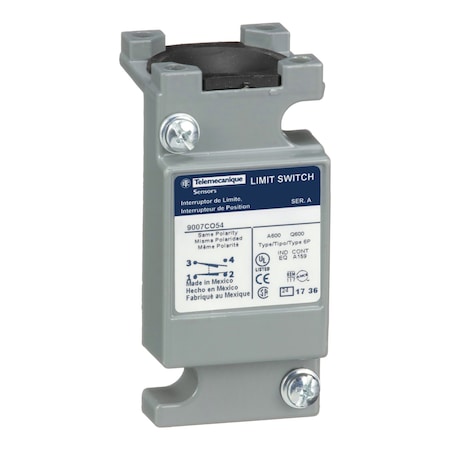 1NC/1NO Compact Limit Switch Body IP 65, 66, 67 MPN:9007CO54