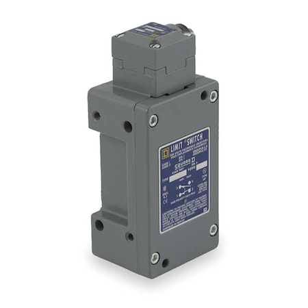 Hazardous Location Limit Switch, Plunger, 1NC/1NO, 10A at 600V AC, Actuator Location: Side MPN:9007CR53G