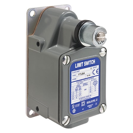 Foundry Duty Limit Switch, No Lever, Rotary, SPDT, 12A at 600V AC, Actuator Location: Side MPN:9007FTSB1