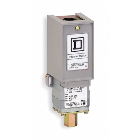 Pressure Switch, Standard, SPDT, 1 Ports, 1/4-18