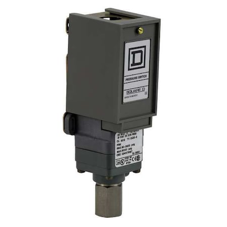 Pressure Switch, Standard, SPDT, 1 Ports, 1/4-18