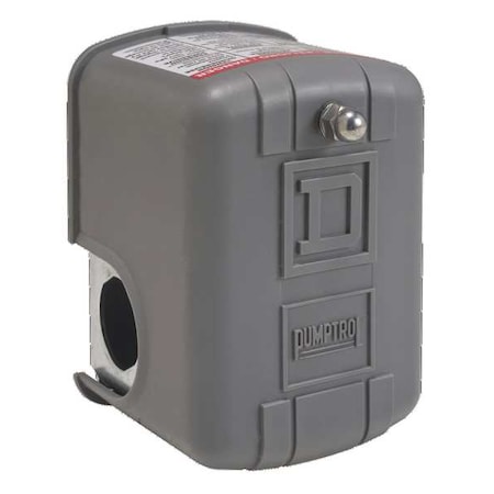 Pressure Switch, Standard, DPST, 1 Ports, 1/4