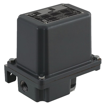 Pressure Switch, Standard, DPST, 1 Ports, 3/8