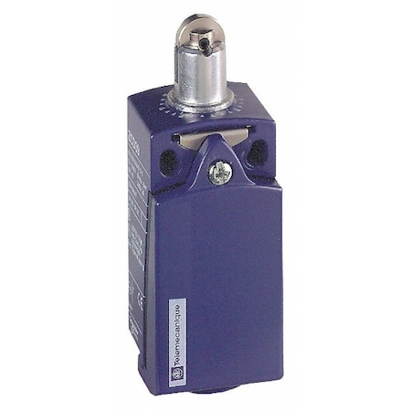 Limit Switch, Plunger, Roller, 1NC/1NO, 10A at 240V AC, Actuator Location: Top MPN:XCKD2102N12