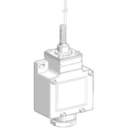 Limit Switch, Whisker, Spring Return, 1NC/1NO, 10A at 240V AC MPN:XCKL106