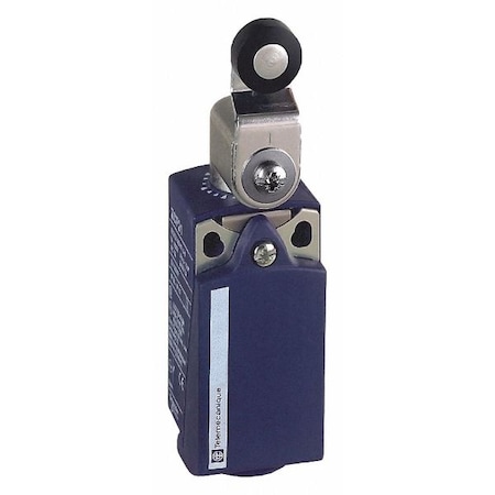 Limit Switch, Roller Lever, Rotary, 1NC/1NO, 3A at 240V AC, Actuator Location: Side MPN:XCKP2118P16