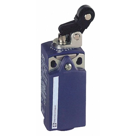 Limit Switch, Plunger, Roller Lever, 1NC/1NO, 10A at 240V AC, Actuator Location: Top MPN:XCKP2127N12