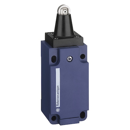 Limit Switch, Plunger, Roller, 1NC/1NO, 3A at 240V AC, Actuator Location: Top MPN:XCKS102H7