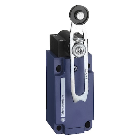 Limit Switch, Adjustable Roller Lever, Rotary, 1NC/1NO, 3A at 240V AC, Actuator Location: Side MPN:XCKS141H7