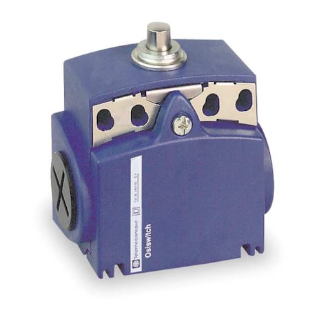 Limit switch, Plunger, 1NC/1NO, 10A at 240V AC, Actuator Location: Top MPN:XCKT2110N12