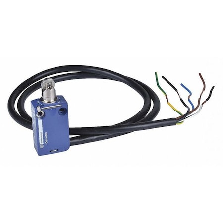 Limit Switch, Plunger, Roller, 1NC/1NO, 6A at 240V AC, Actuator Location: Top MPN:XCMD2102L2