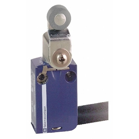 Limit Switch, Roller Lever, Rotary, 1NC/1NO, 6A at 240V AC, Actuator Location: Side MPN:XCMD2116L1