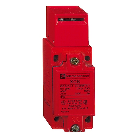 Safety Interlock Switch, 300VAC, 10A MPN:XCSA702