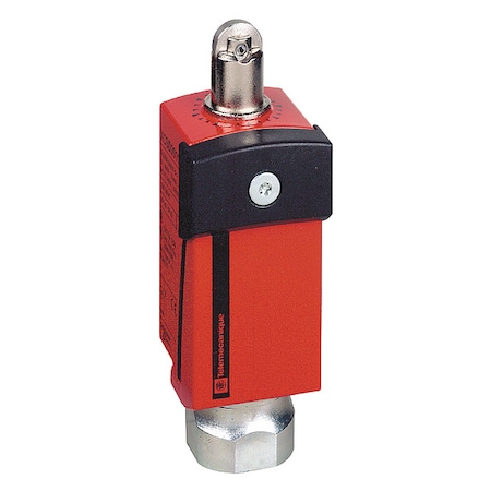 Limit Switch, Plunger, Roller, 2NC/1NO, 5A at 240V AC, Actuator Location: Top MPN:XCSD3902N12