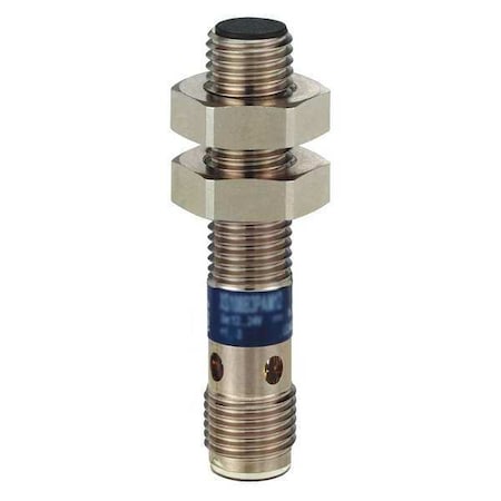 Cylindrical, Inductive Proximity Sensor, 8 mm Dia., Stainless Steel, M8, 3 Wires, Shielded MPN:XS108B3NAM8