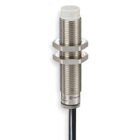 Cylindrical, Inductive Proximity Sensor, 8 mm Dia., Brass, 2 m, Bare Wire, 3 Wires, Unshielded MPN:XS208BLNAL2