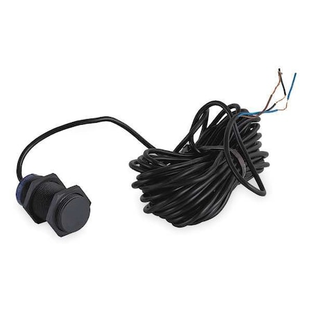 Cylindrical, Inductive Proximity Sensor, 30 mm Dia., PPS, 2 m, Bare Wire, 3 Wires, Unshielded MPN:XS230AAPAL2
