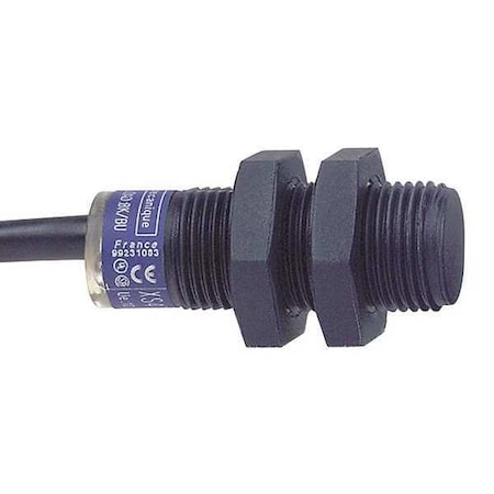 Cylindrical, Inductive Proximity Sensor, 17 mm Dia., PPS, 2 m, Bare Wire, 3 Wires, Shielded MPN:XS4P12PA340