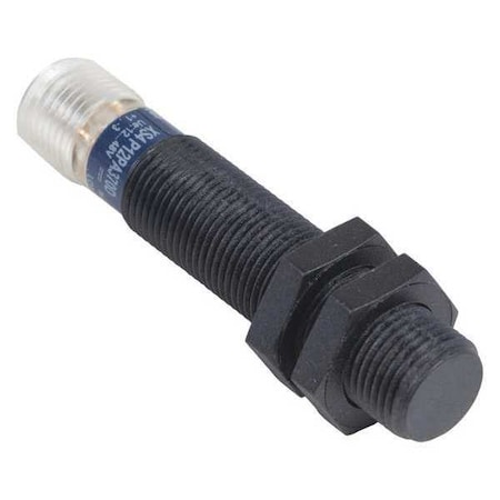 Cylindrical, Inductive Proximity Sensor, 12 mm Dia., PPS, M12, 3 Wires, Shielded MPN:XS4P12PA370D