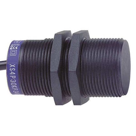 Cylindrical, Inductive Proximity Sensor, 13 mm Dia., PPS, 2 m, Bare Wire, 2 Wires, Shielded MPN:XS4P30MA230