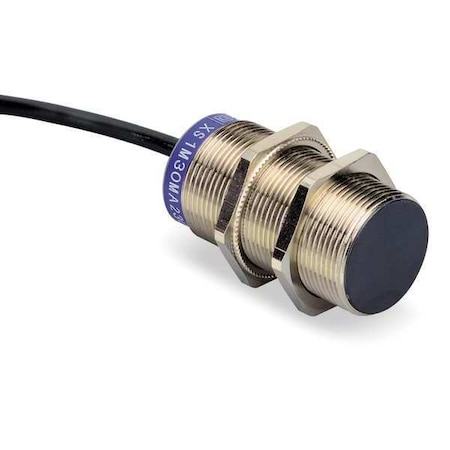 Cylindrical, Inductive Proximity Sensor, 30 mm Dia., PPS, 2 m, Bare Wire, 2 Wires, Unshielded MPN:XS4P30MB230