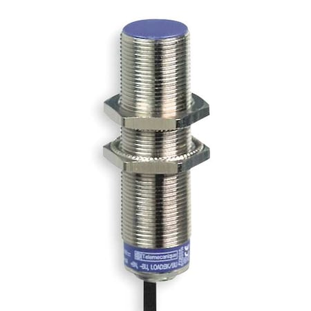 Cylindrical, Inductive Proximity Sensor, 18 mm Dia., Brass, 2 m, Bare Wire, 2 Wires, Shielded MPN:XS518B1DAL2