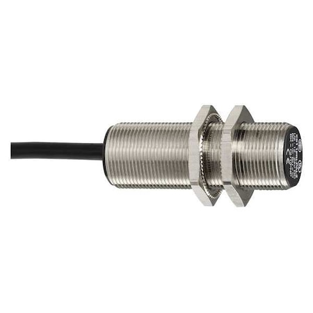 Cylindrical, Inductive Proximity Sensor, 18 mm Dia., Brass, 10 m, Bare Wire, 3 Wires, Shielded MPN:XS518BLPAL10