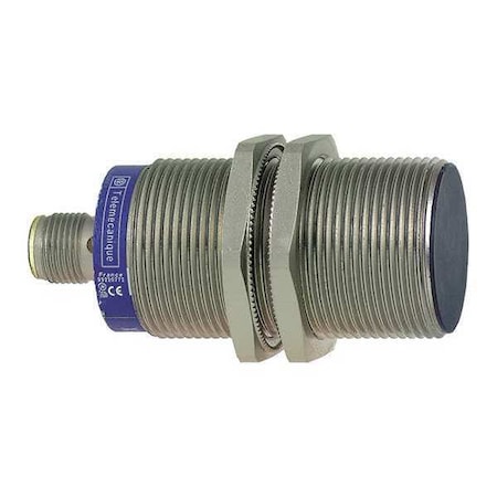 Cylindrical, Inductive Proximity Sensor, 30 mm Dia., Brass, M12, 3 Wires, Shielded MPN:XS530BLPAM12