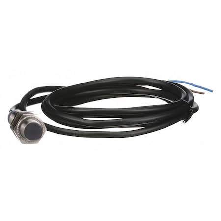 Cylindrical, Inductive Proximity Sensor, 12 mm Dia., Brass, 2 m, Bare Wire, 2 Wires, Shielded MPN:XS612B1MAL2