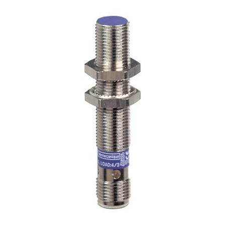 Cylindrical, Inductive Proximity Sensor, 12 mm Dia., Brass, 1/2 in Connector, 2 Wires, Shielded MPN:XS612B1MAU20