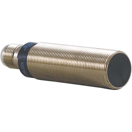 Cylindrical, Inductive Proximity Sensor, 12 mm Dia., Brass, M12, 3 Wires, Shielded MPN:XS612B1NAM12