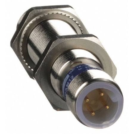 Cylindrical, Inductive Proximity Sensor, 12 mm Dia., Brass, M12, 3 Wires, Shielded MPN:XS612B1PAM12