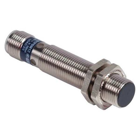 Cylindrical, Inductive Proximity Sensor, 12 mm Dia., Brass, M12, 3 Wires, Shielded MPN:XS612B1PBM12