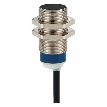 Cylindrical, Inductive Proximity Sensor, 24 mm Dia., Brass, 10 m, Bare Wire, 2 Wires, Shielded MPN:XS618B1MAL10