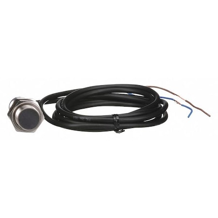 Cylindrical, Inductive Proximity Sensor, 18 mm Dia., Brass, 2 m, Bare Wire, 2 Wires, Shielded MPN:XS618B1MAL2