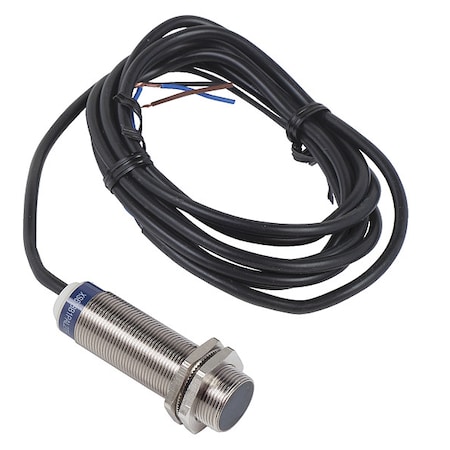 Cylindrical, Inductive Proximity Sensor, Brass, 2 m, Bare Wire, 3 Wires MPN:XS618B1PAL2TF