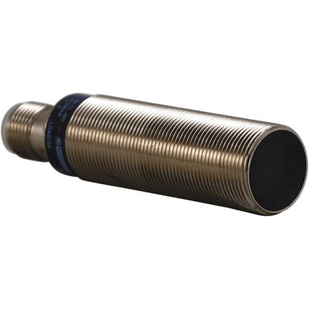 Cylindrical, Inductive Proximity Sensor, 18 mm Dia., Brass, M12, 3 Wires, Shielded MPN:XS618B1PBM12