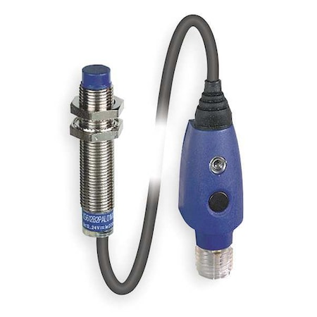 Cylindrical, Inductive Proximity Sensor, 30 mm Dia., Brass, 1/2 in Connector, 2 Wires, Shielded MPN:XS630B1MAU20