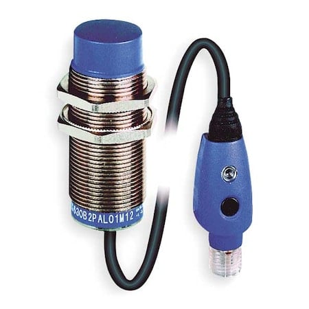 Cylindrical, Inductive Proximity Sensor, 30 mm Dia., Brass, 0.15 m, M12, 3 Wires, Shielded MPN:XS630B2PAL01M12