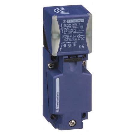 Inductive, Rectangular Proximity Sensor, PBT, Bare Wire, 2 Wires, Shielded MPN:XS7C4A1MPN12