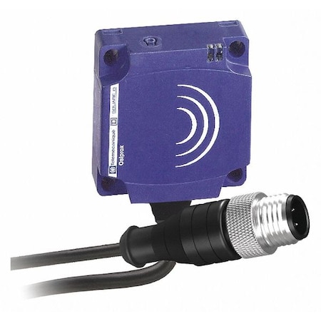 Inductive, Rectangular Proximity Sensor, PBT, 0.15 m, 1/2 in Connector, 2 Wires, Shielded MPN:XS8C1A1MAL01U20