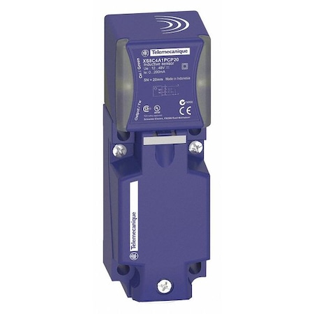 Inductive, Rectangular Proximity Sensor, PBT, Bare Wire, 2 Wires, Unshielded MPN:XS8C4A4MPN12