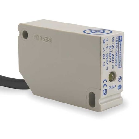 Inductive, Rectangular Proximity Sensor, Plastic, 2 m, Bare Wire, 2 Wires, Unshielded MPN:XS8G12MA230