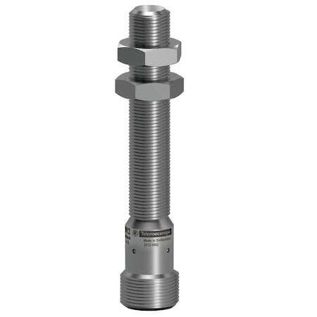 Cylindrical, Inductive Proximity Sensor, 8 mm Dia., Stainless Steel, M12, 3 Wires, Shielded MPN:XS908R1PAM12