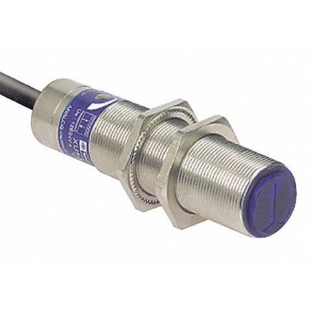 Diffuse Photoelectric Sensor, Bare Wire, Straight, Cylindrical, Dark On, SPST-NO MPN:XU8M18MA230