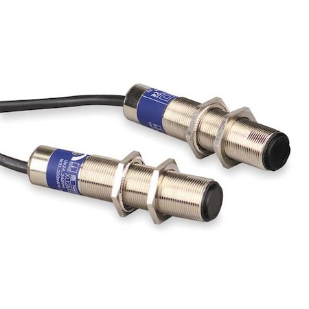 Polarized Retroreflective Photoelectric Sensor, Bare Wire, Straight, Cylindrical, Dark On, SPST MPN:XU9M18MA230