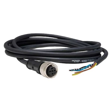 Cordset, 6.56 ft., Black, 250VAC/300VDC MPN:XZCP1164L2
