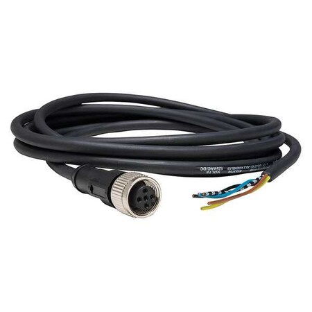 Cordset, 16.4 ft., Black, 250VAC/300VDC MPN:XZCP1164L5