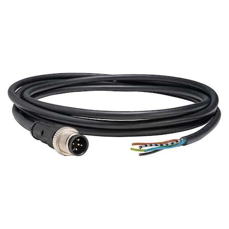 Cordset, 6.56 ft., Black, 250VAC/300VDC MPN:XZCP1564L2